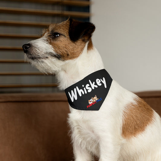 Whiskey Pet Bandana Collar